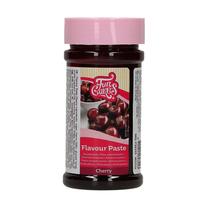 FunCakes Smagspasta - Kirsebær 120 gram