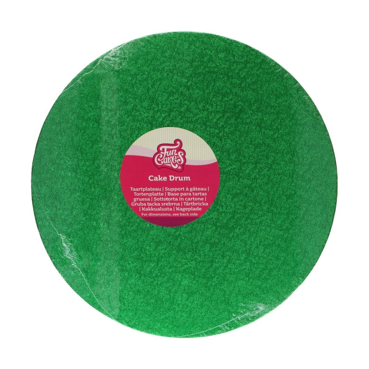 FunCakes - Kagefad rund Grøn 30,5 cm	