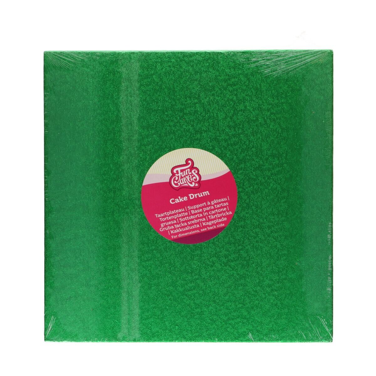 FunCakes - Kagefad firkantet Grøn 30,5 cm
