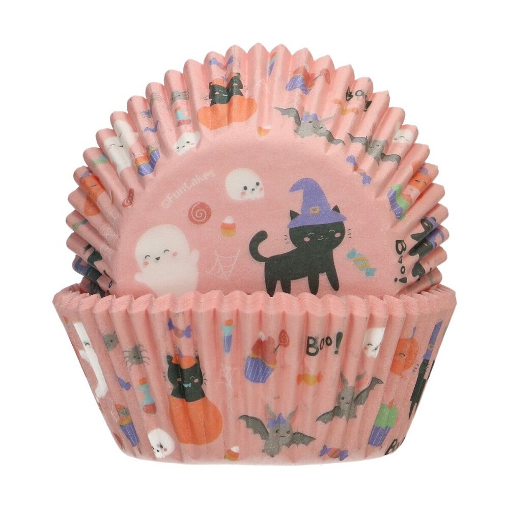 FunCakes - Muffinforme Cute Halloween 48 stk