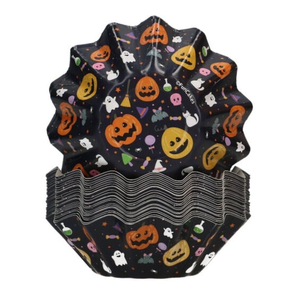 FunCakes - Blomstformede Muffinsforme Halloween 48 stk
