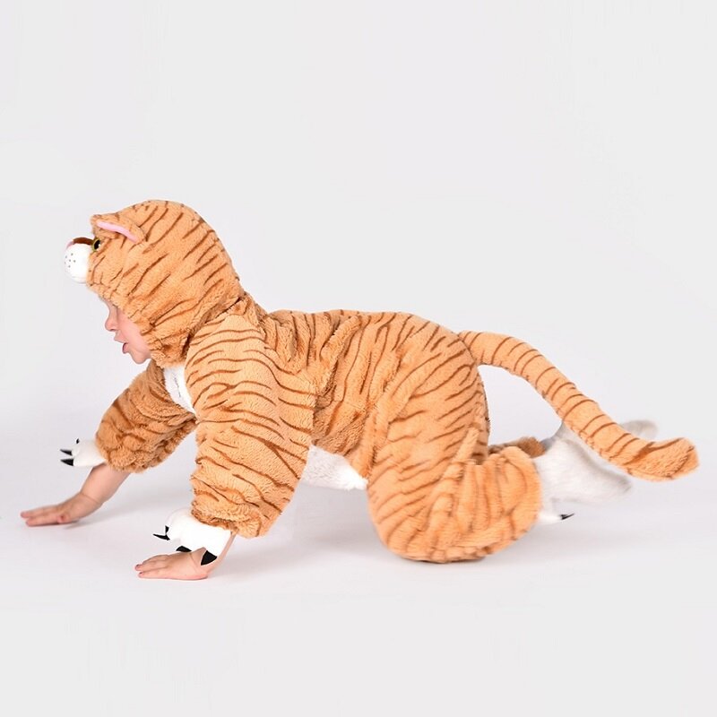 Kat Jumpsuit Kostume Børn 4-5 år