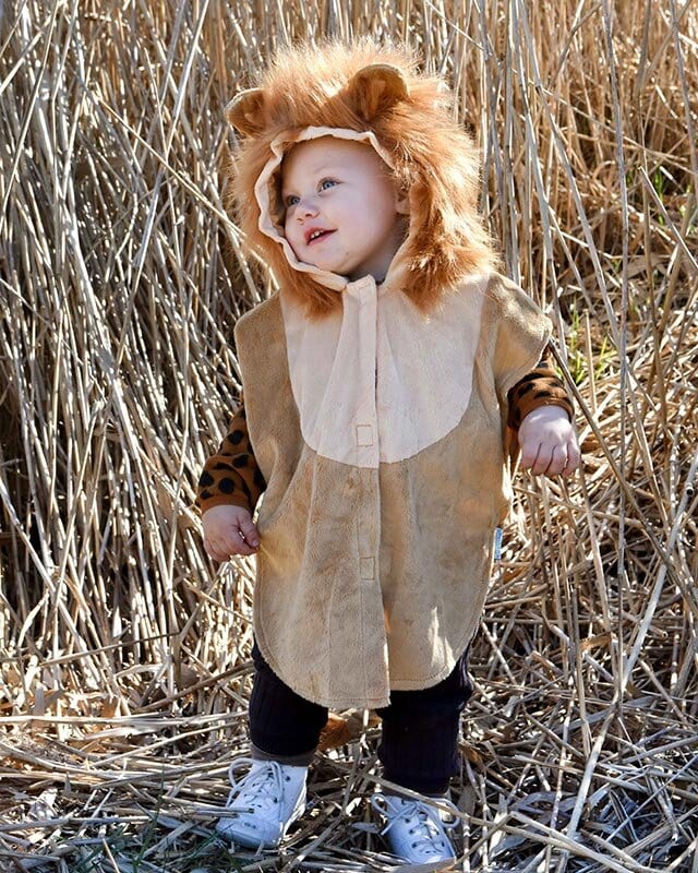 Løve Baby Cape kostume 1-4 år