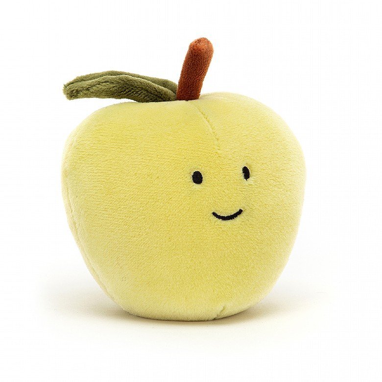 Jellycat - Gult æble 9 cm