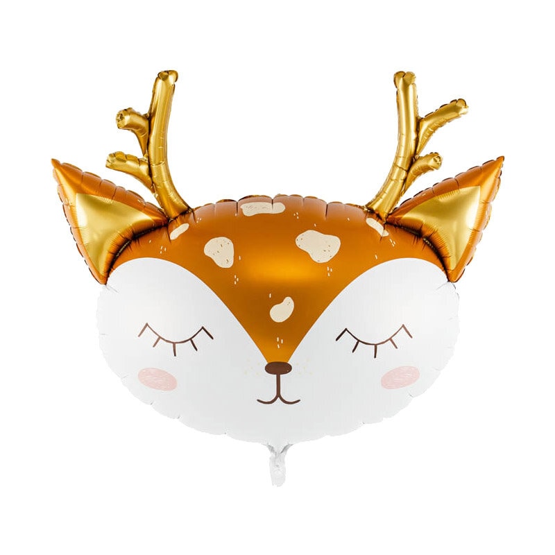 Folieballon Rensdyrhoved 73 x 64 cm