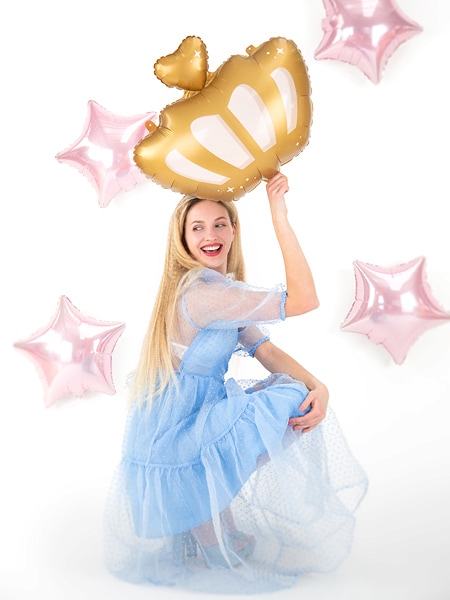 Folienballon Guldkrone 62 cm