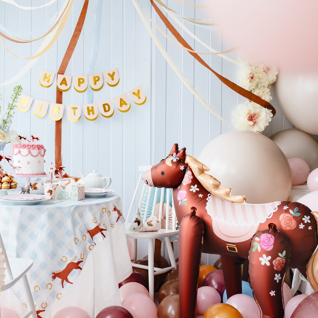 Folieballon Hest 126 x 110 cm