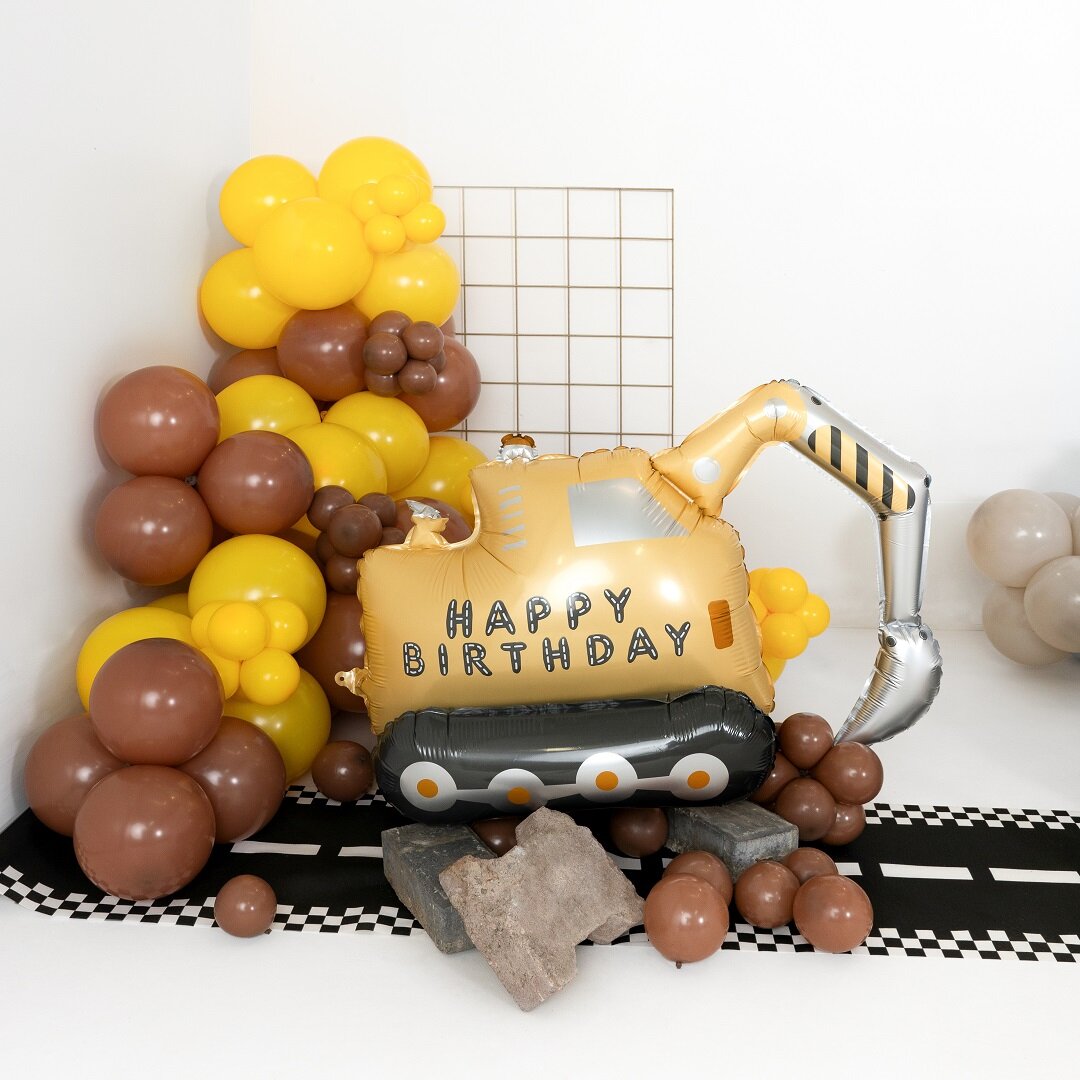 Folieballon Gravemaskine 76 x 49 cm