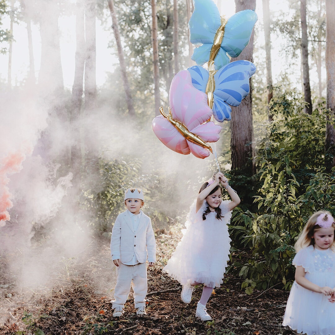 Folieballon Lyserød Sommerfugl 69 cm