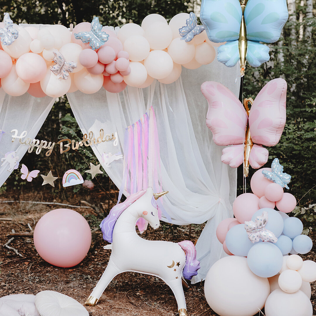 Folieballoner Små Sommerfugle 3 stk