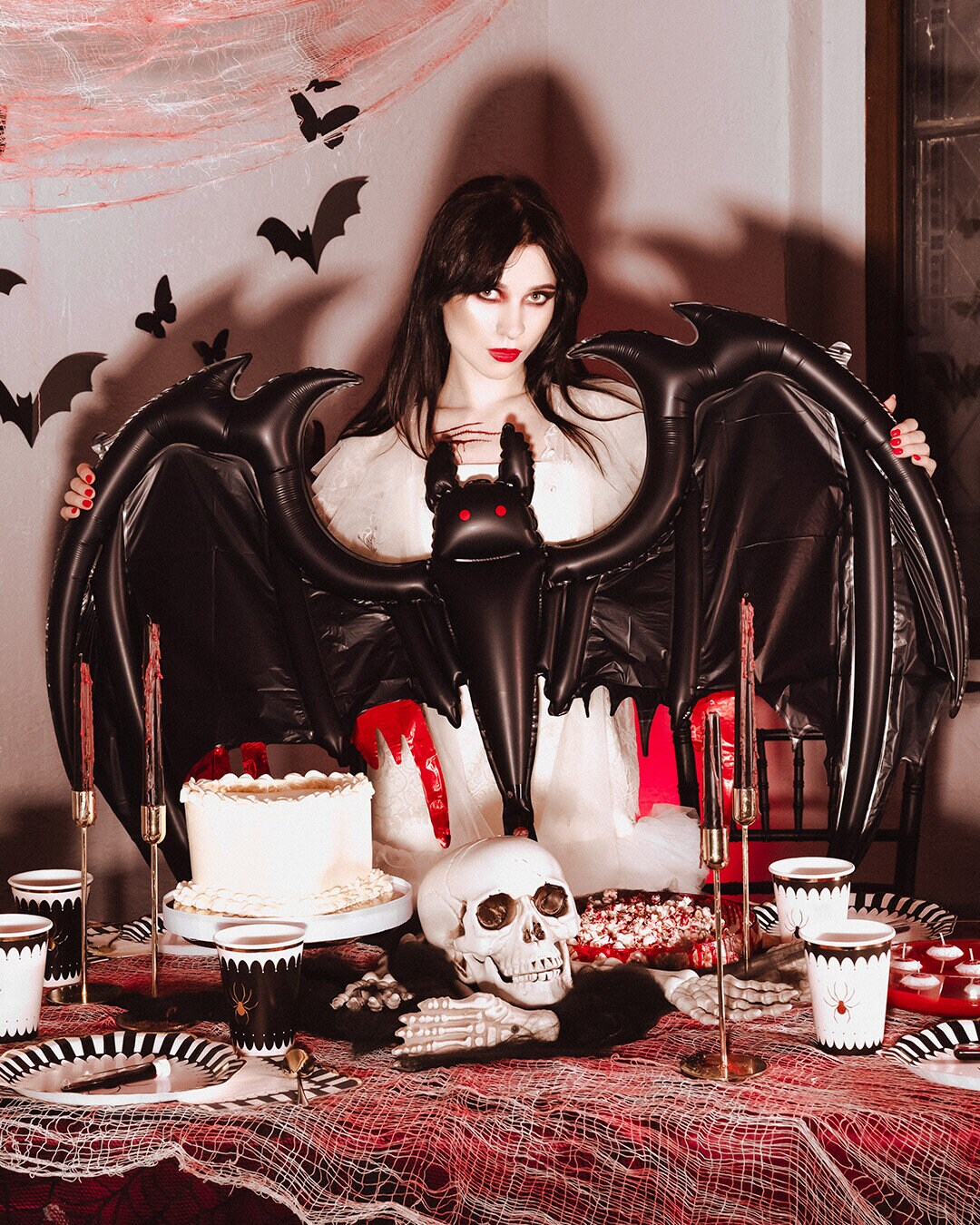 Flagermus Folieballon 120 cm