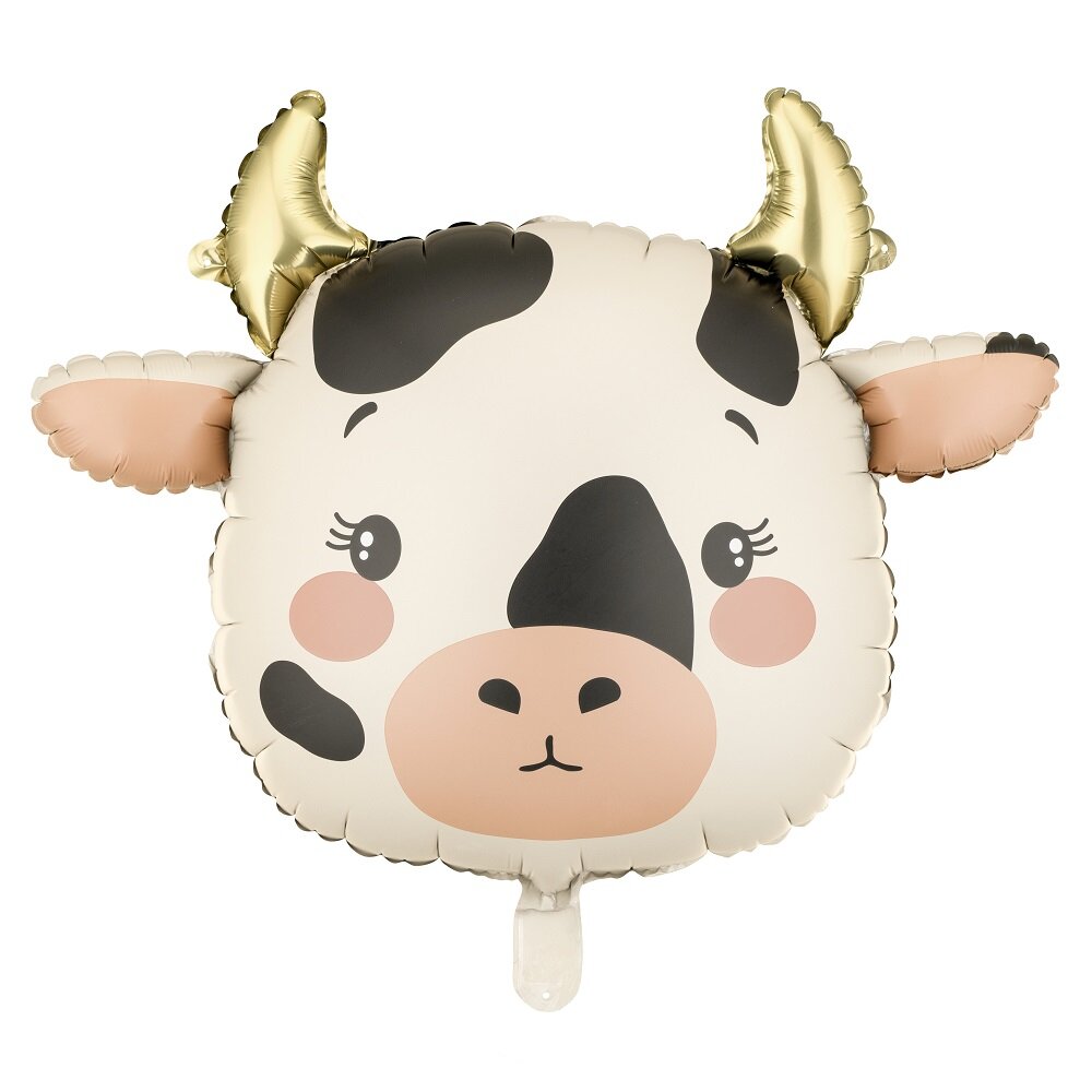 Folieballon Ko-ansigt 57 cm