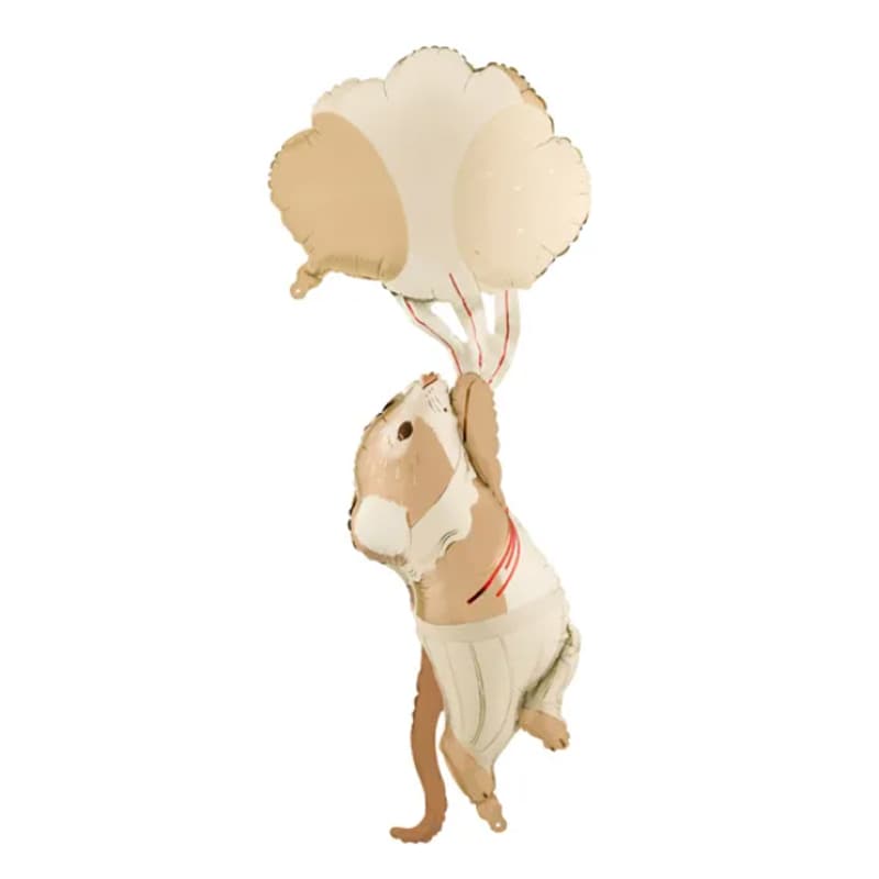 Folieballon sød mus med skyballon 104 cm