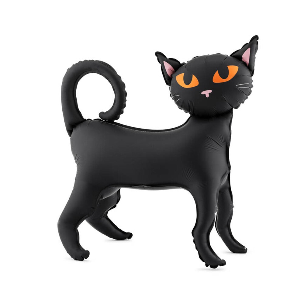 Folieballon Sort Kat 48 cm