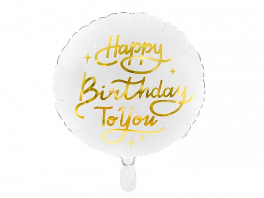 Folieballon, Happy birthday to you