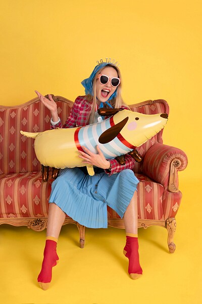 Folieballon Gravhund