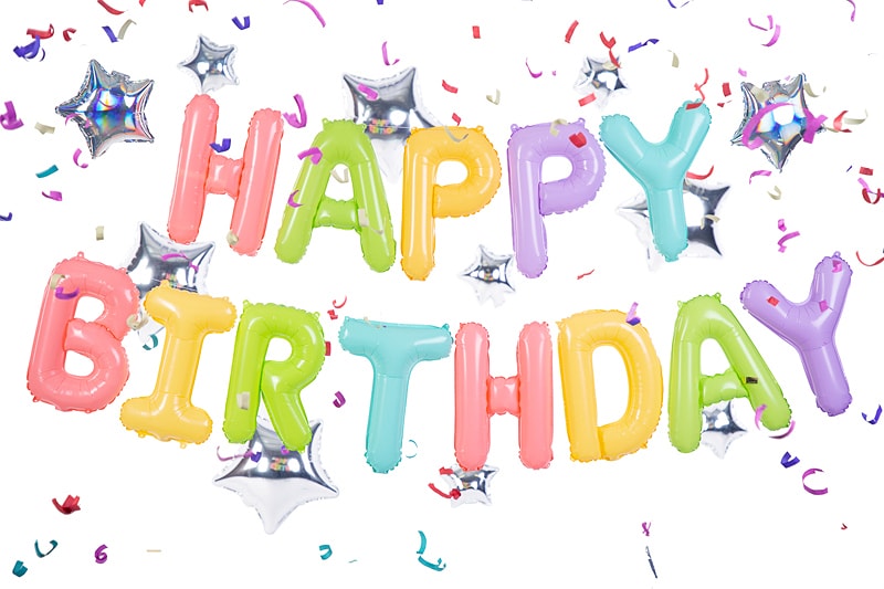 Ballonguirlande Happy Birthday 395 cm