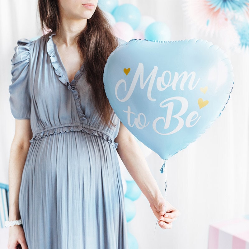 Folieballon blå, Mom To Be