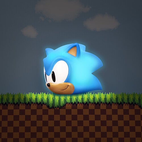 Sonic the Hedgehog, Stemningslampe Sonic´s hoved 12 cm