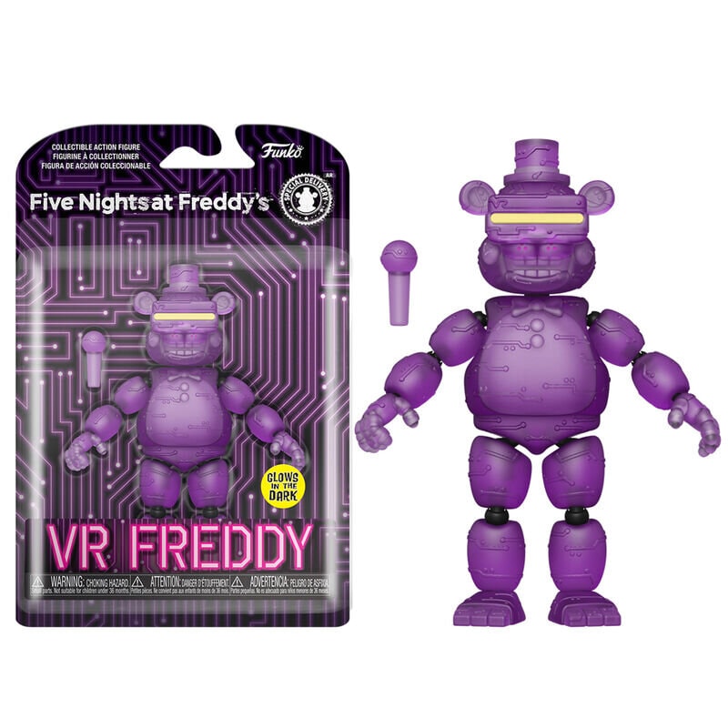 Fnaf, VR Freddy (GITD) Actionfigur 13 cm