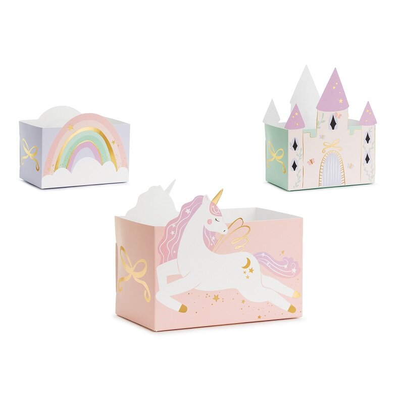 Enhjørning Snacksbokse 6 stk