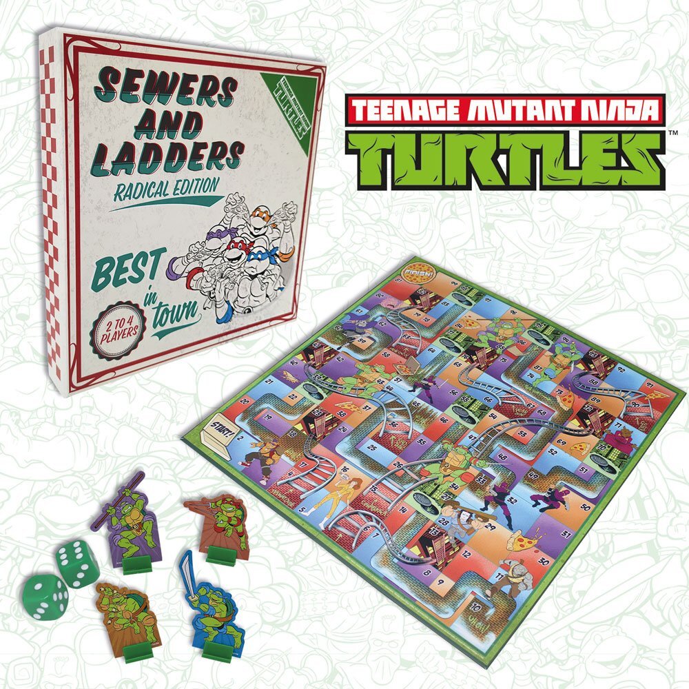 Turtles, Brætspil, Sewers & Ladders