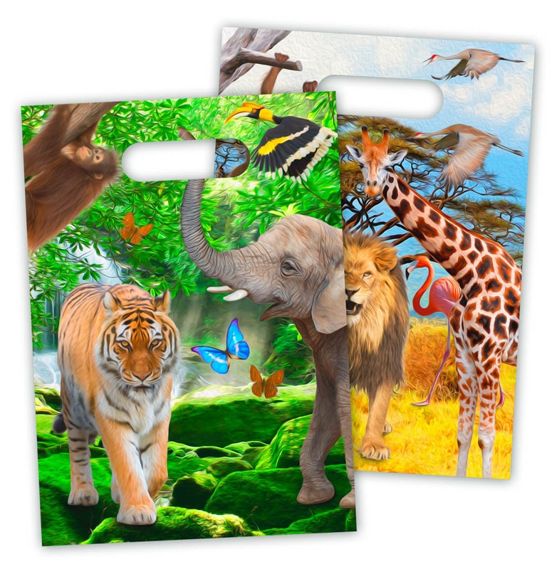 Tropisk Safari - Slikposer 8 stk