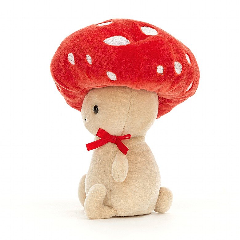 Jellycat - Robbie med rød svampehat 16 cm
