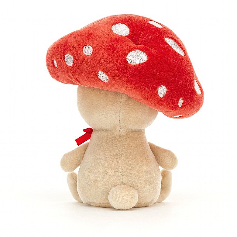 Jellycat - Robbie med rød svampehat 16 cm