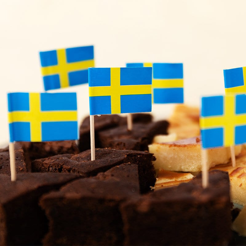 Partypicks, Sverige flag 50 stk.