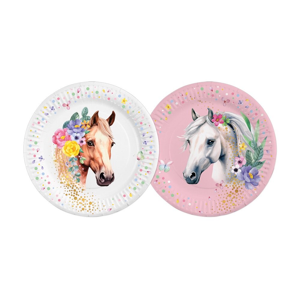 Heste Tallerkener 8 stk