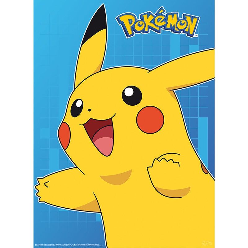 Pokémon - Plakater Farverige Karakterer Chibi 2 stk