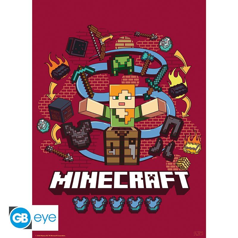 Plakater - Minecraft Core 2 stk