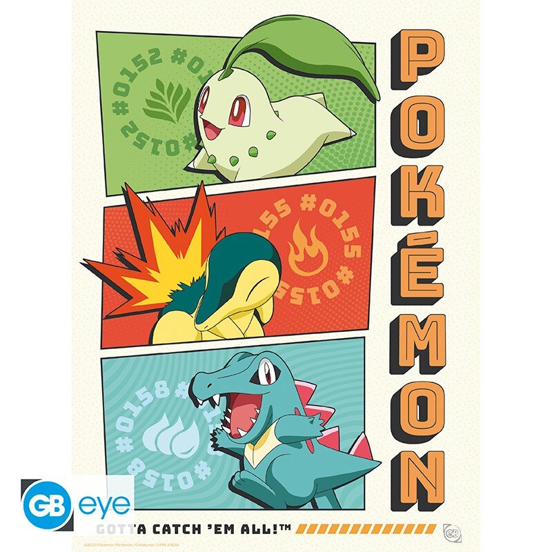 Pokémon - A4 Plakat i 9-pak