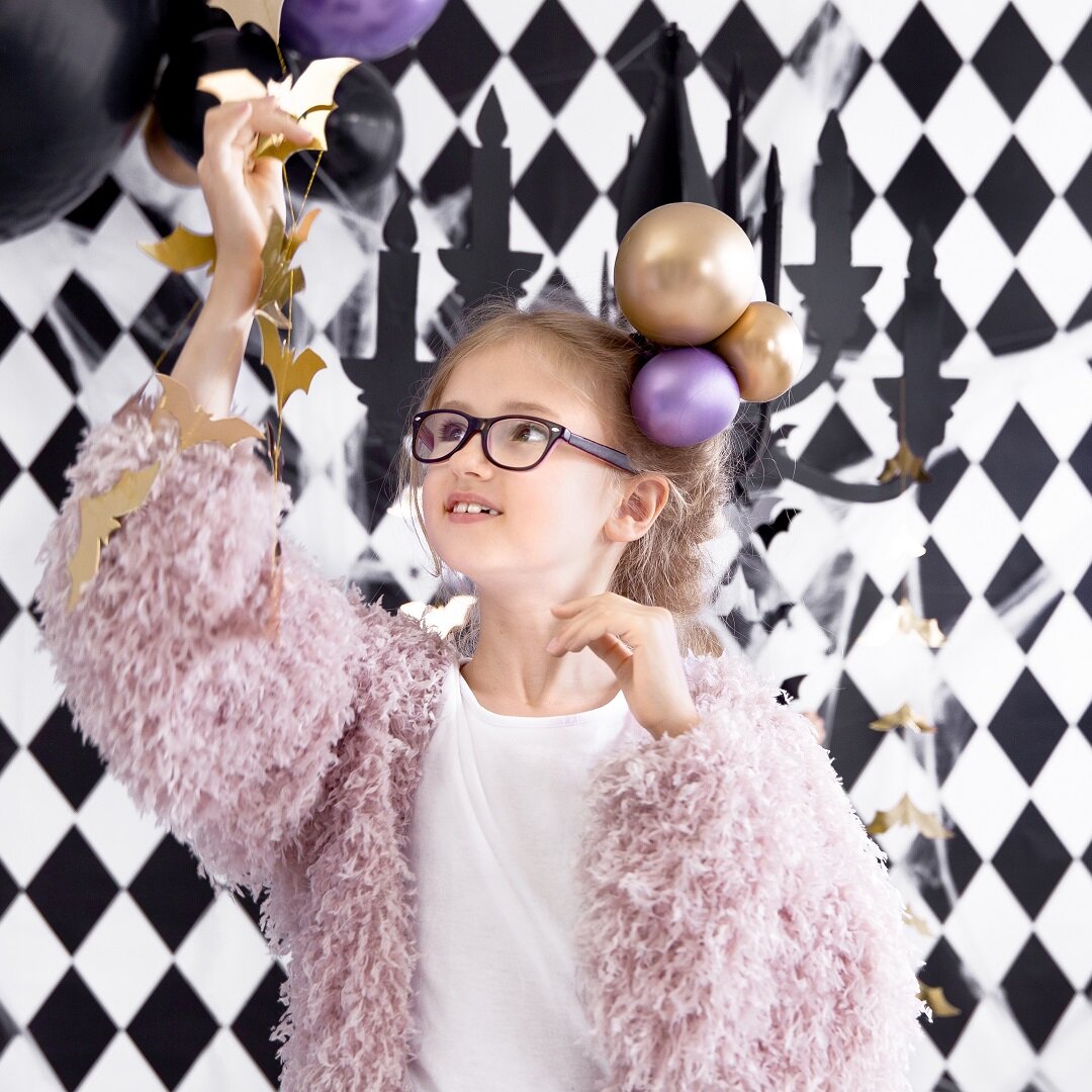 Halloweendekoration Hængende Flagermus i Guld 150 cm