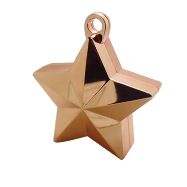 Ballonvægt - Stjerneformet i rosaguld