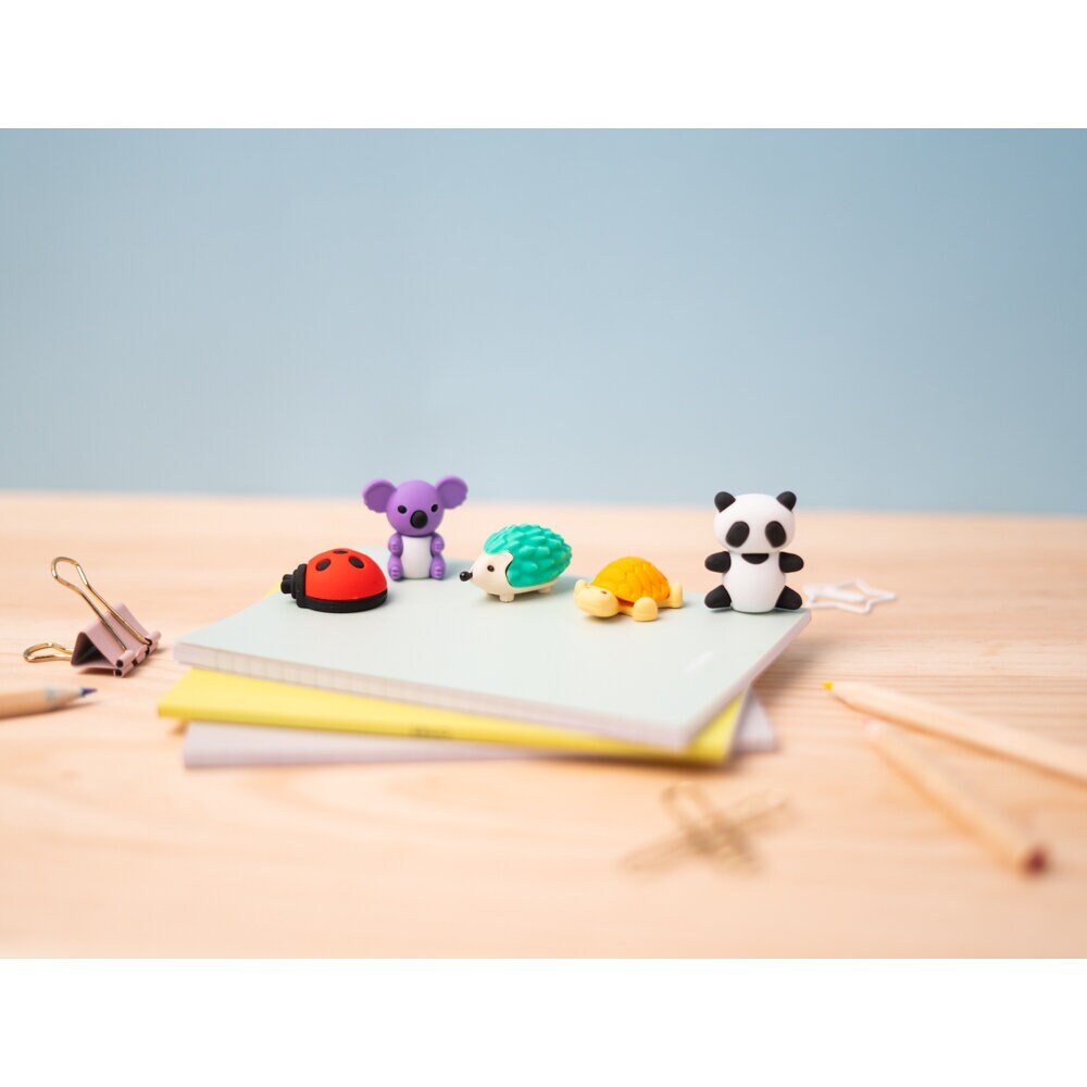 Viskelæder - Dyr 5 stk.