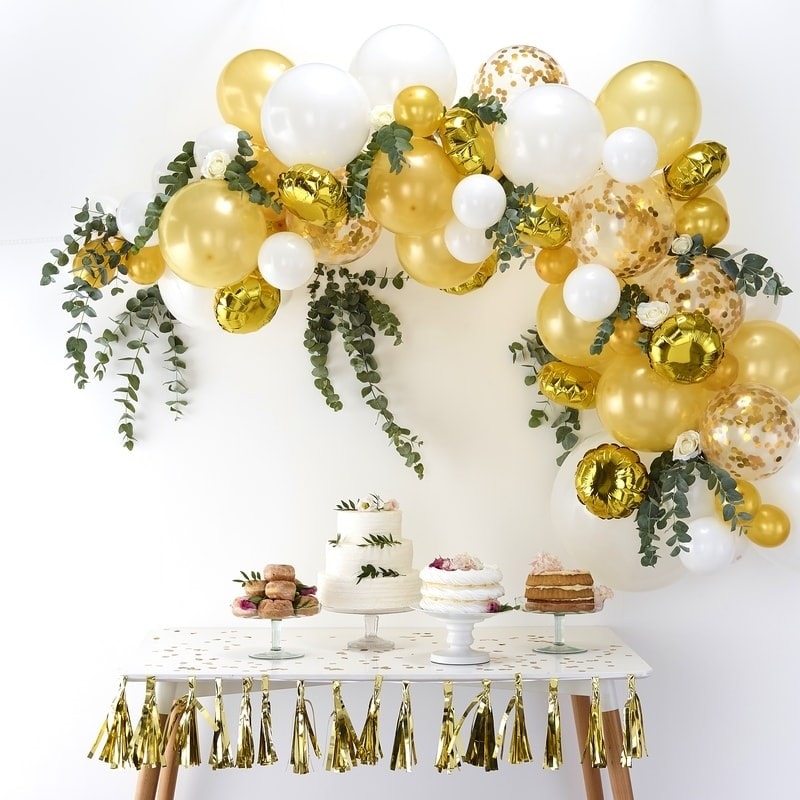 DIY Ballonbue - Guld