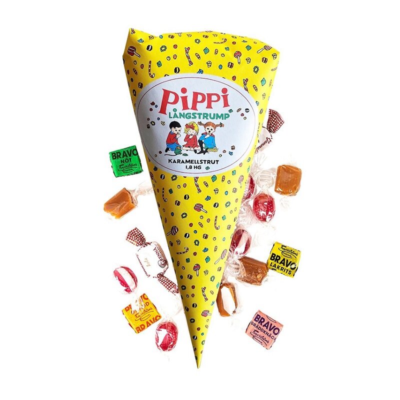 Pippi Langstrømpe - Slikkone med karameller