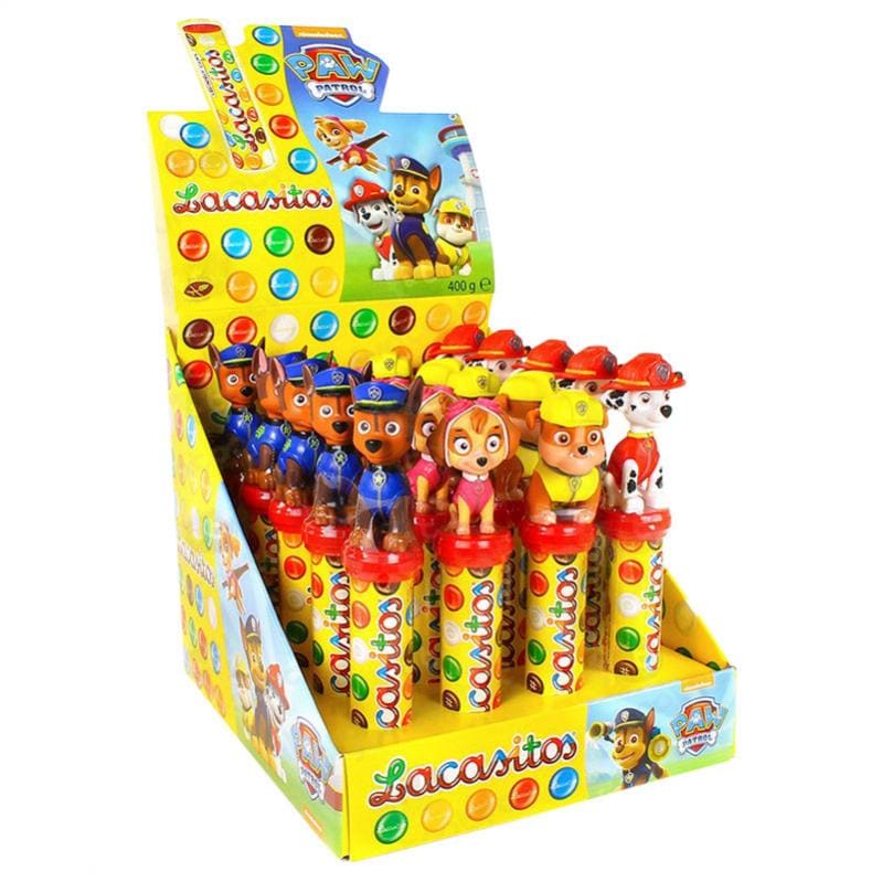 Chokoladelinser i tube - Paw Patrol 20 gram.