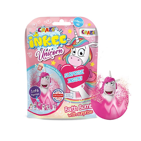 Bath bomb med overraskelse - Enhjørning figur