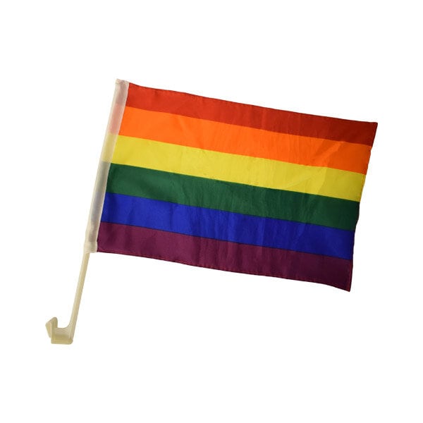 Pride Bilflag 2-pak