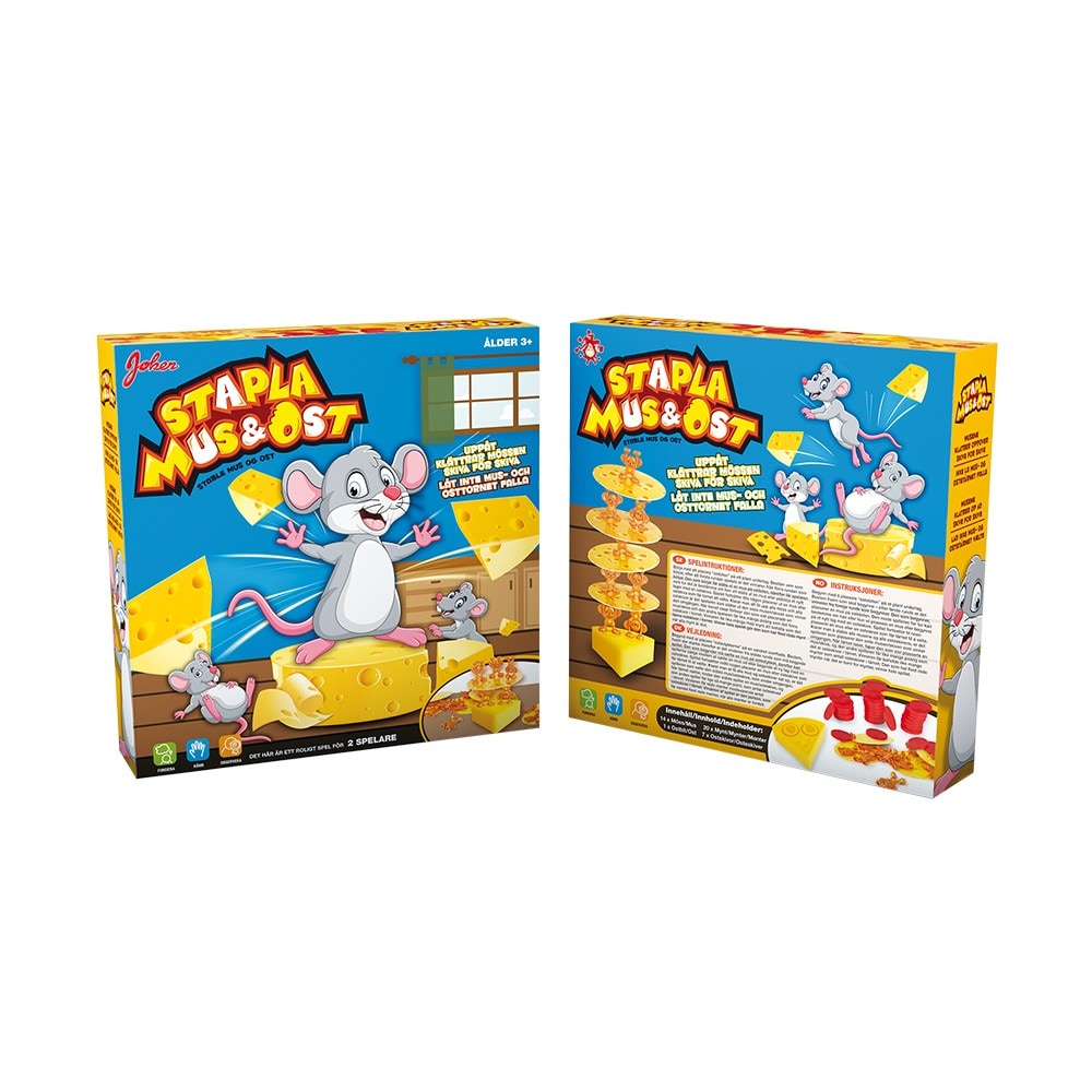 Brætspil - Stapla Mus & Ost
