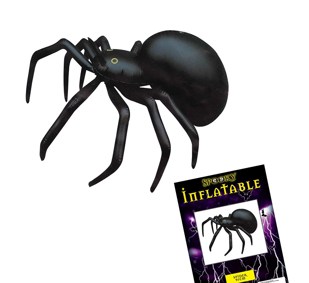 Oppustelig kæmpeedderkop 91 cm