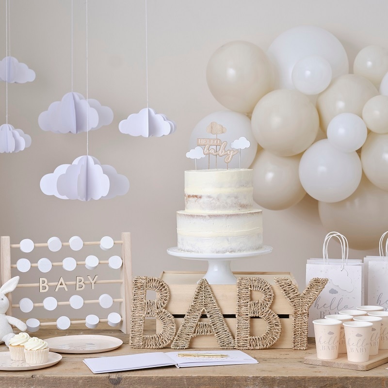 Hello Baby - Cake Toppers 4 stk