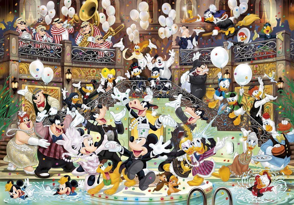 Clementoni Puslespil, Disney Characters Gala 6000 brikker