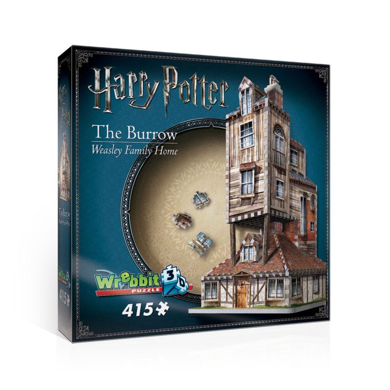 Harry Potter 3D Puslespil The Burrow (Weasley Family Home) 415 bitar