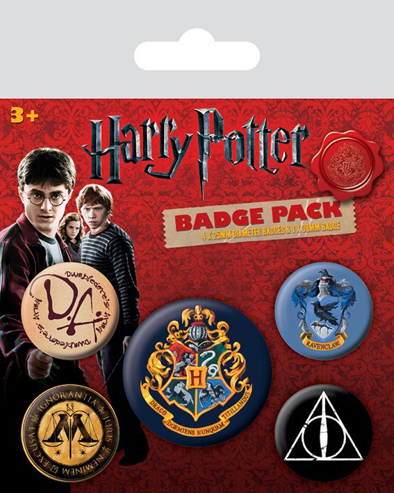 Harry Potter - Badges 5 stk