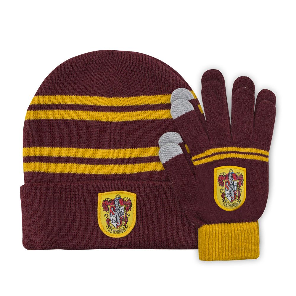 Harry Potter - Hue & Handsker Gryffindor Børnestørrelse