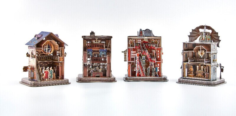 Harry Potter, 3D Puslespil Diagon Ally Set 273 bitar